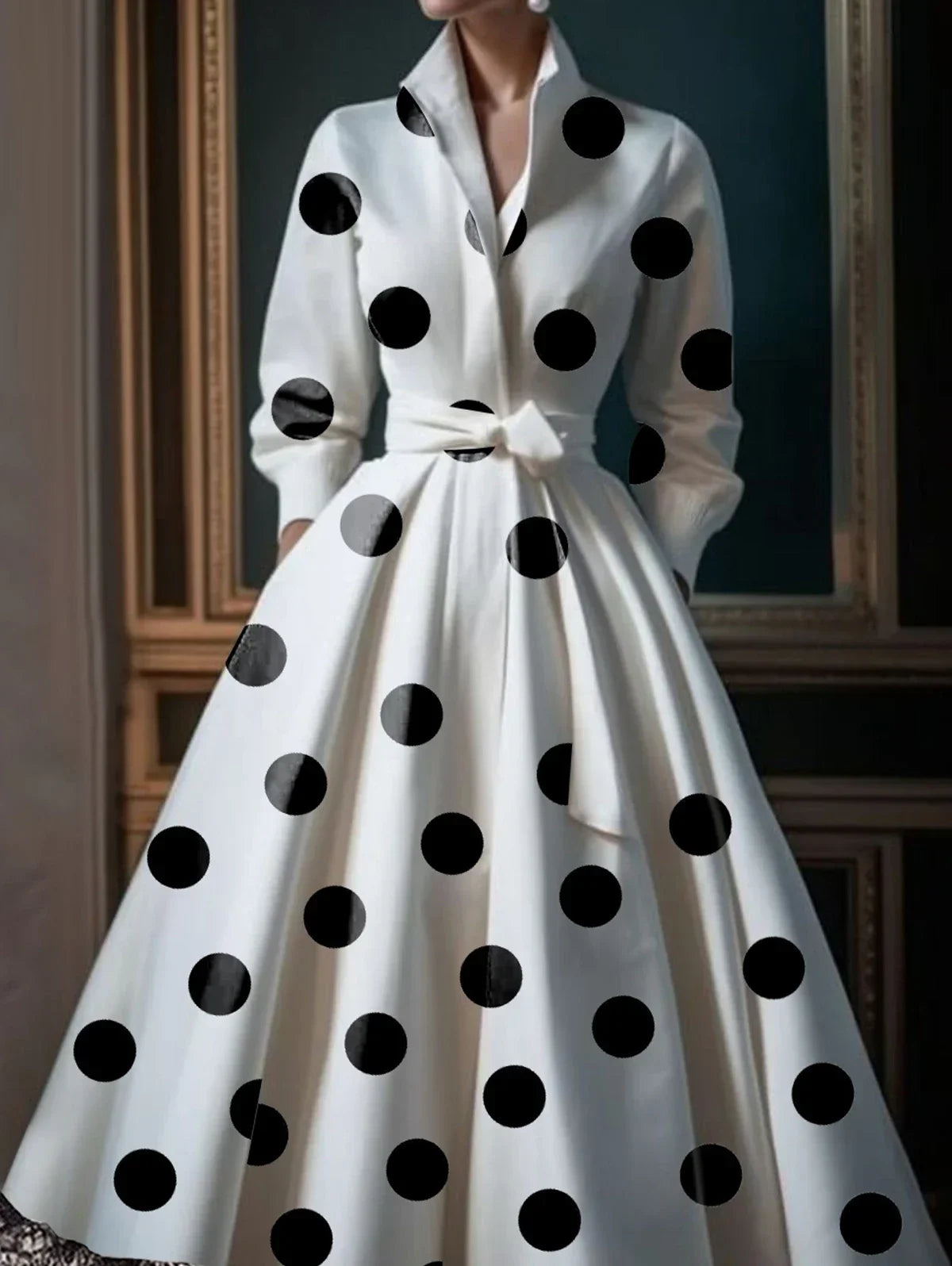 Luxury Elegant Wedding Guest Dresses for Women Polka Dot A-Line Dress Evening Party Dress 2025 Women's Formal Maxi Dresses